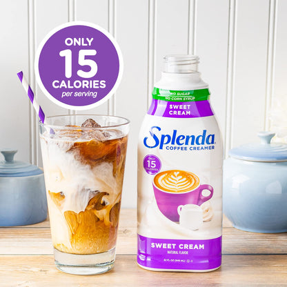 SPLENDA Sugar Free Sweet Cream Coffee Creamer, 32 Fl Oz