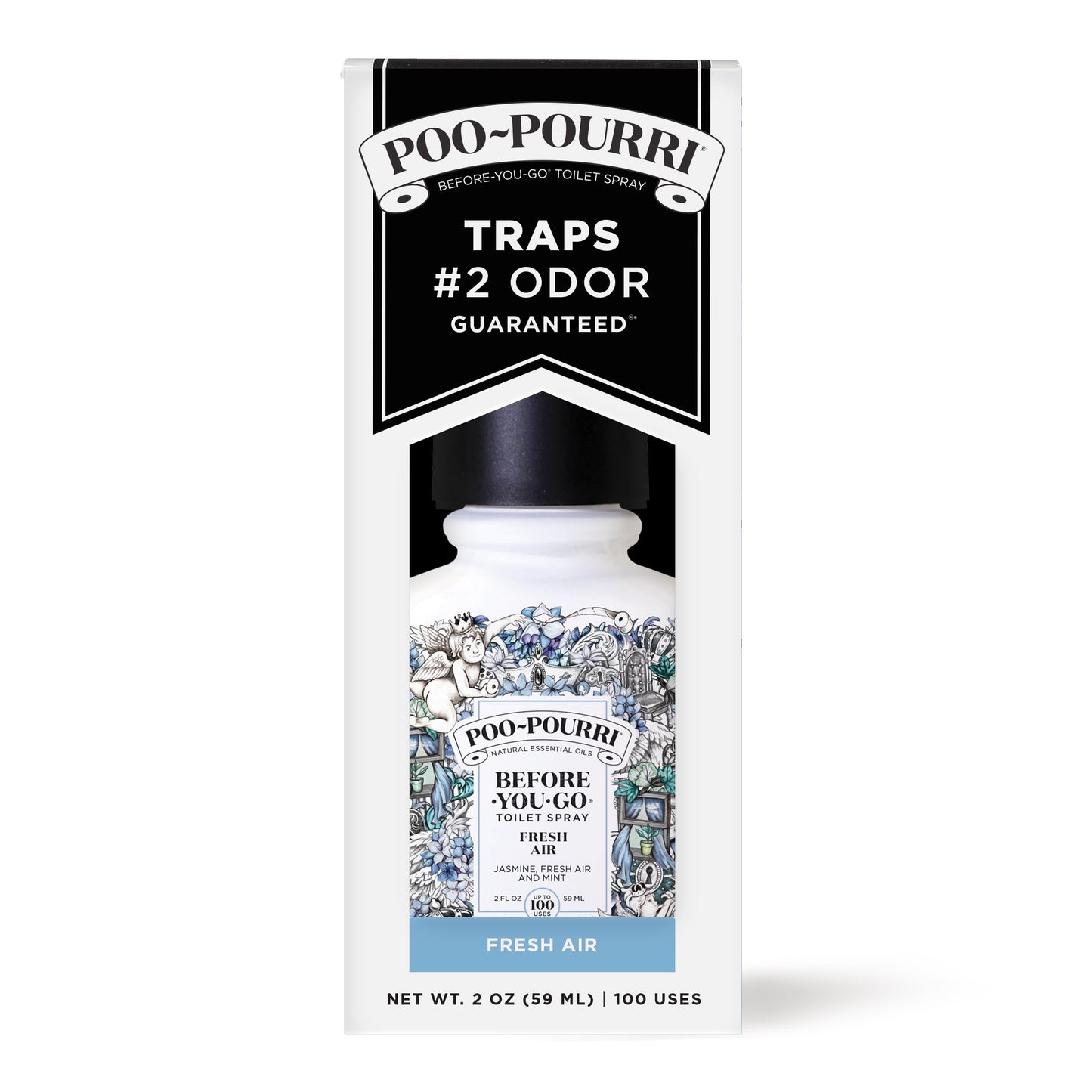 Poo-Pourri Before-You-Go Toilet Spray, Beach Bum, 1 Fl Oz Pocket Travel Size - Coconut, Orchid and Toasted Praline