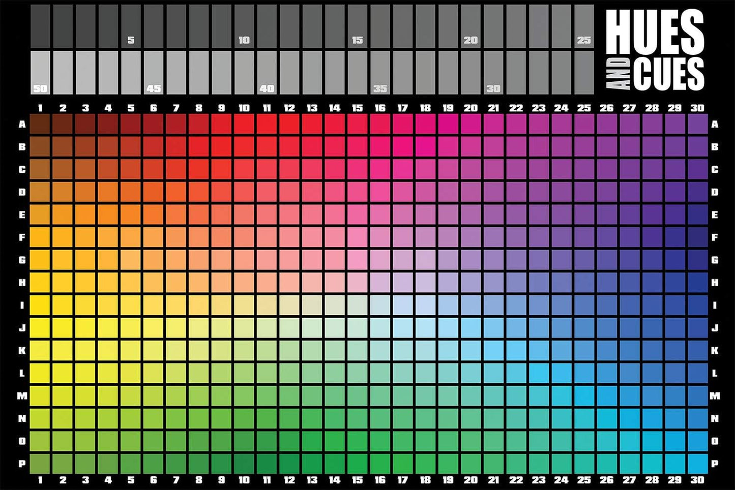 HUES and CUES - Vibrant Color Guessing Board Game for 3-10 Players Ages 8+, Connect Clues and Guess from 480 Color Squares