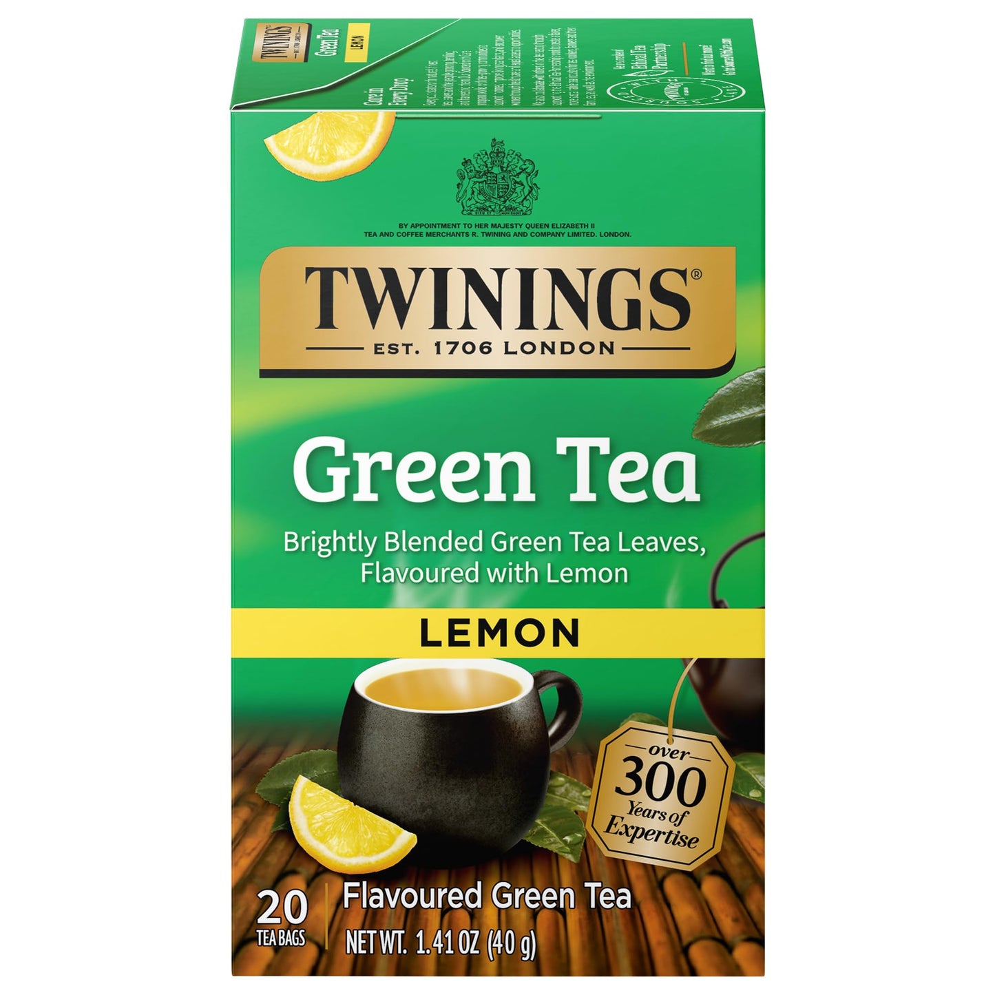 Twinings English Breakfast Black Tea, 100 Individually Wrapped Tea Bags, Smooth, Flavourful, Robust, Caffeinated, Enjoy Hot or Iced