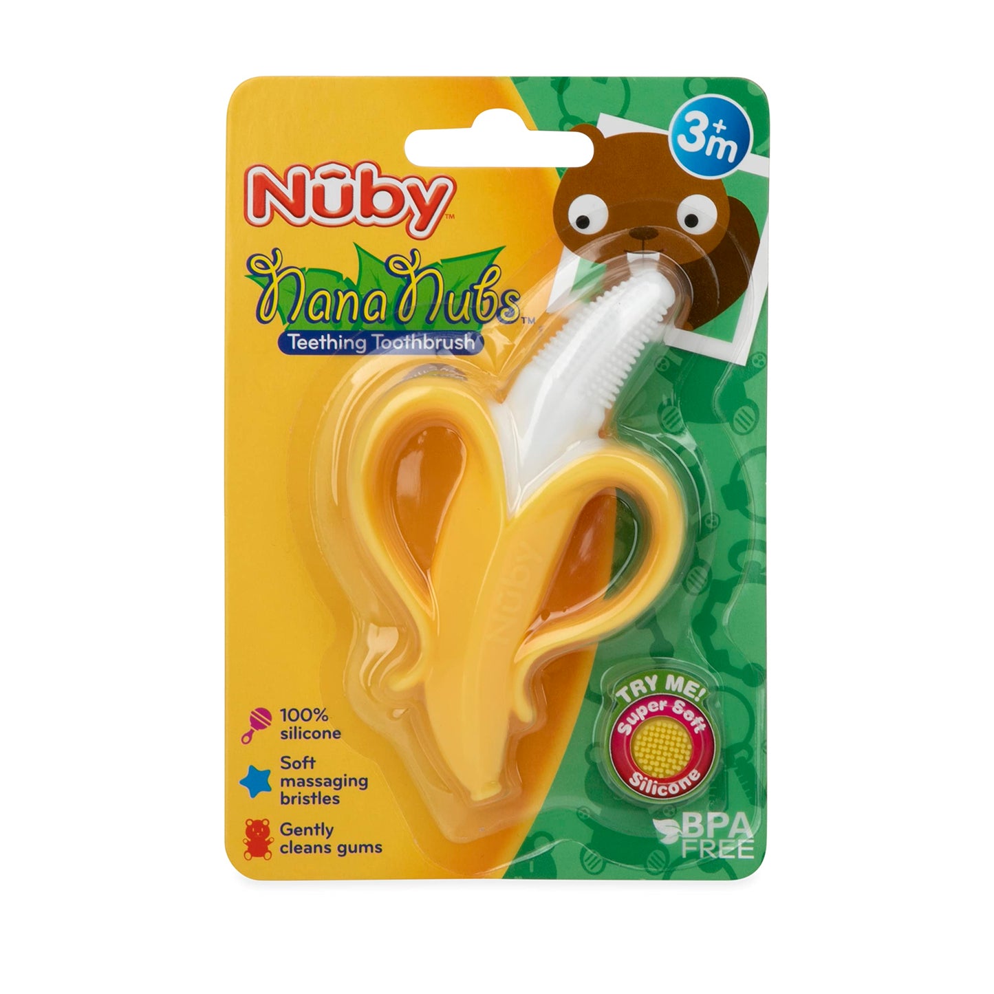 Nuby Nananubs Banana Massaging Teether