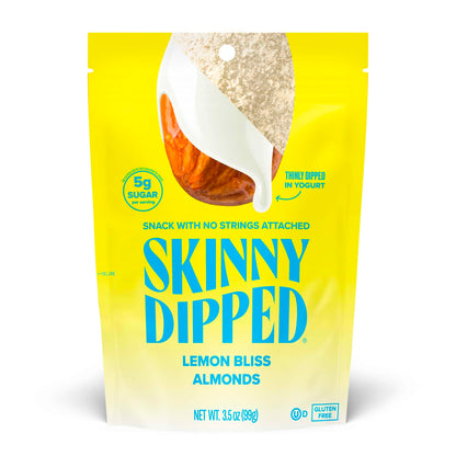 SkinnyDipped Snack Attack Minis Almond Variety Pack, Healthy Snack, Plant Protein, Gluten Free, 0.46 oz Mini Bags, Pack of 25