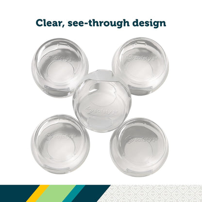 Safety 1st Child Proof Clear View Stove Knob Covers (Set of 5)