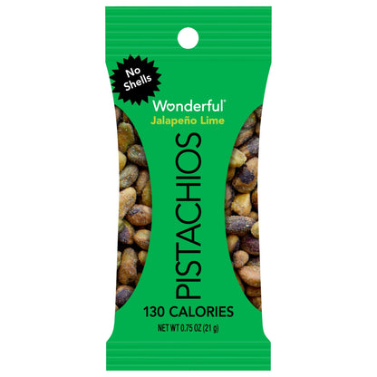 Wonderful Pistachios No Shells, Smokey Barbeque Nuts, 2.25 Ounce Bag (Pack Of 8), Protein Snack, Gluten Free, On-the-Go Snack