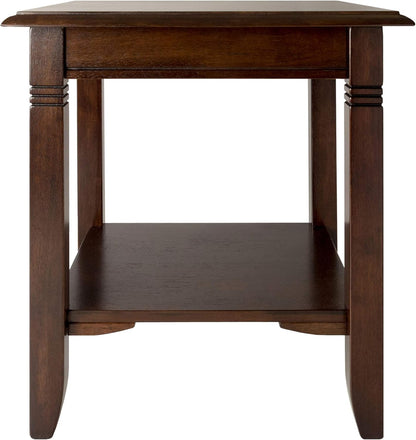 Winsome Wood Nolan Occasional Table, Cappuccino 20.00 x 20.00 x 21.97 Inches