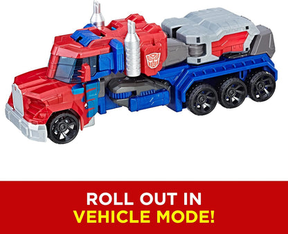 Transformers Toys Heroic Optimus Prime Action Figure - Timeless Large-Scale Figure, Changes into Toy Truck - Toys for Kids 6 and Up, 11-inch (Amazon Exclusive)