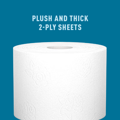 Presto! 2-Ply Ultra-Soft Toilet Paper, Unscented, White