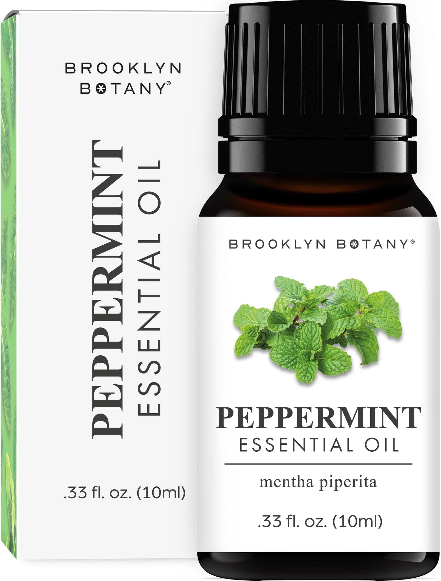 Brooklyn Botany Basil Essential Oil - 100% Pure and Natural - Premium Grade Essential Oil - for Aromatherapy and Diffuser - 0.33 Fl Oz