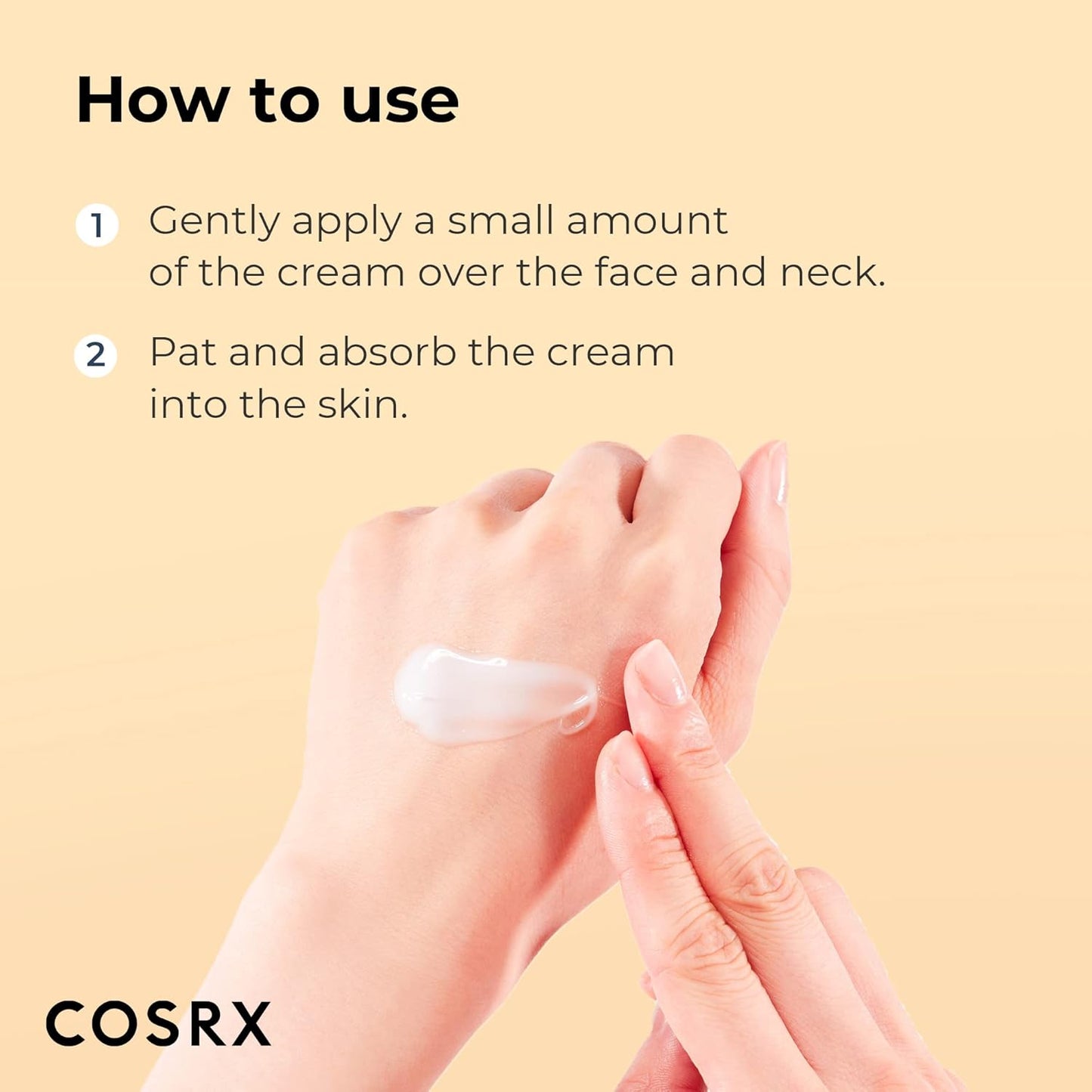 COSRX Snail Mucin 92% Repair Cream, Daily Face Gel Moisturizer for Dry Skin, Acne-prone, Sensitive Skin, Not Tested on Animals, No Parabens, Korean Skincare (3.52 Fl Oz (Pack of 1))