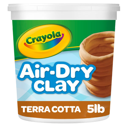 Crayola Air Dry Clay for Kids - White, Modeling Clay for Kids, Arts & Crafts, School Supplies, Teacher Classroom Must Have, 25lb