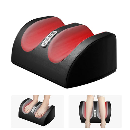 Shiatsu Foot Massager Machine with Heat, Foot and Calf Massager with Massage Roller, Deep Tissue Massager for Foot Massage and Calf Massage, Gifts for Mom & Dad