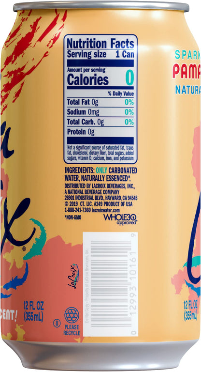 La Croix Sparkling Water, Grapefruit, 12 Fl Oz (Pack of 12)