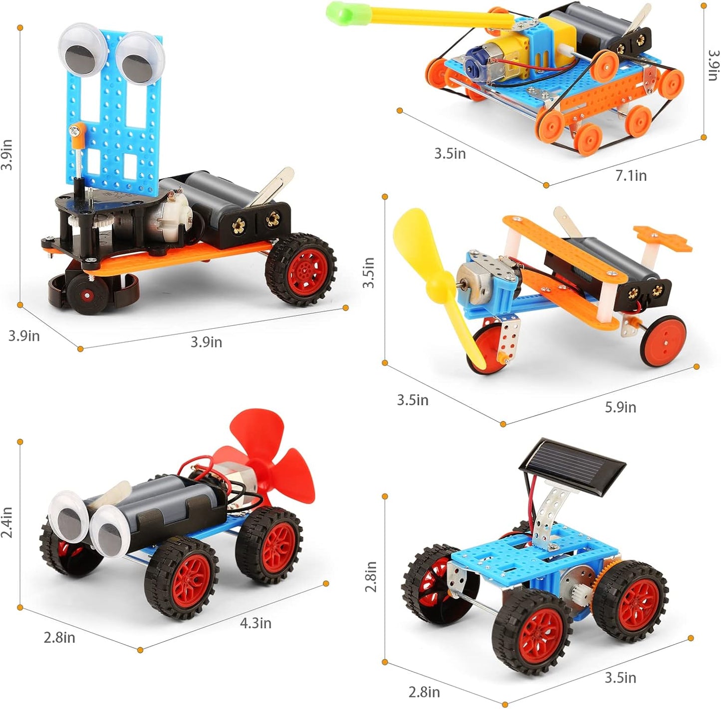 STEM Kits for Kids Crafts 6-8 8-12, Boys Gifts Toys for 6 7 Year Old Boy Birthday Gift, Robot Building Kit 5-7, STEM Toys Craft Kits 6Yr 7Yr Science Activities Robotics Age 8-10 8 9 10 11 12 Years