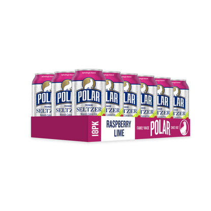 Polar Seltzer Water Original, 12 fl oz cans, 18 pack