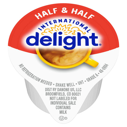 International Delight Coffee Creamer Singles, Sweet & Creamy, Shelf Stable Flavored Creamer, 24 Ct, 16 FL Oz, Pre-Portioned Creamers