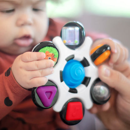 Baby Einstein Outstanding Opus The Octopus Sensory Rattle & Teether Multi-Use Toy, BPA Free & Chillable, 3 Months & up, Multicolored