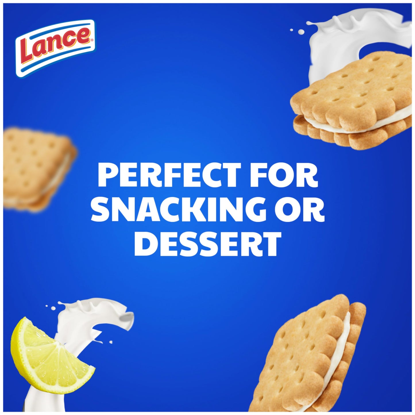 Lance Sandwich Crackers, Captain's Wafer Grilled Cheese, 10 Individual Packs, 6 Sandwiches Each