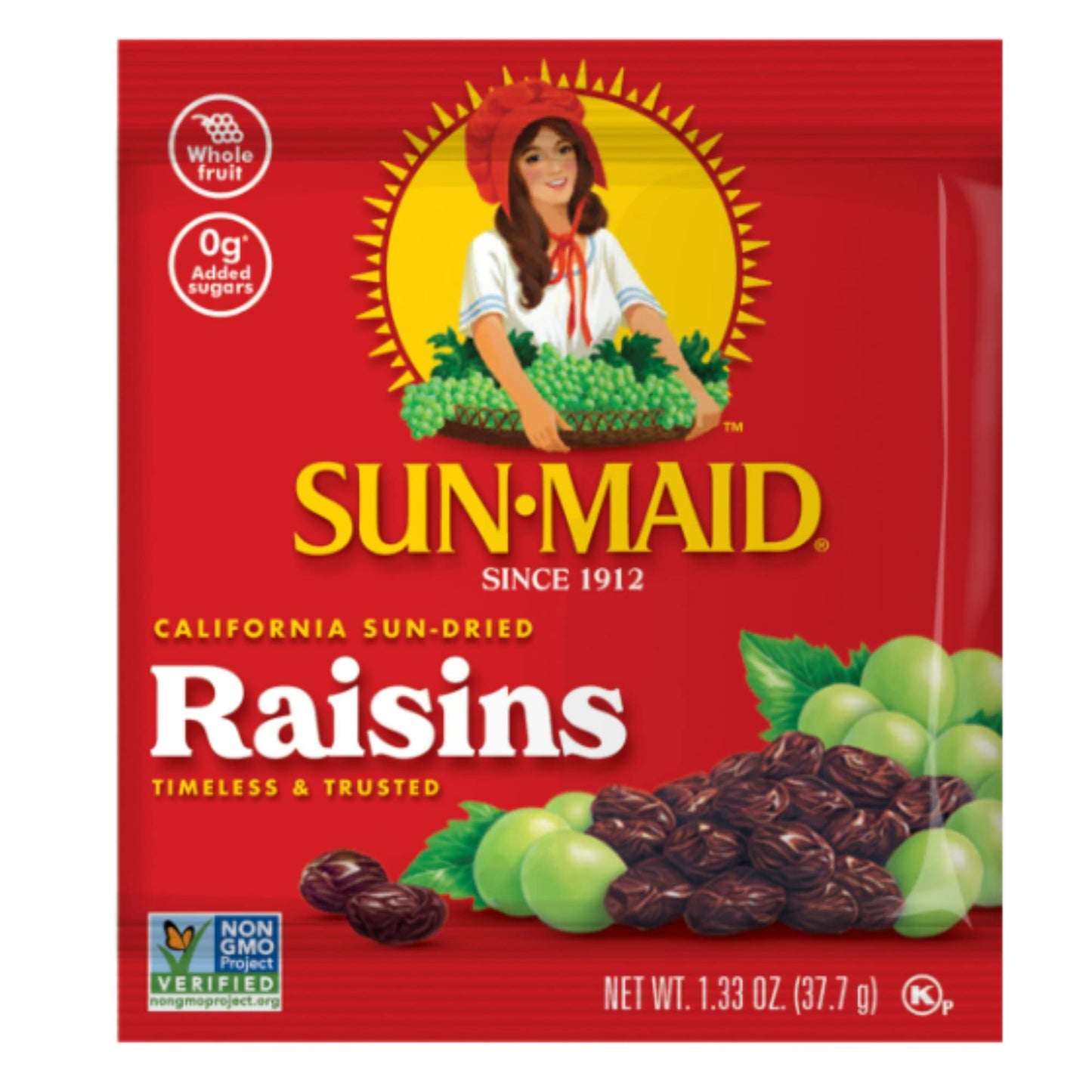 Sun-Maid California Sun-Dried Raisins - (2 Pack) 32 oz Resealable Bag - Dried Fruit Snack for Lunches, Snacks, and Natural Sweeteners