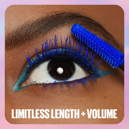 Maybelline Lash Sensational Sky High Waterproof Mascara Makeup, Volumizing, Lengthening, Defining, Curling, Multiplying, Buildable Formula, Very Black, 1 Count