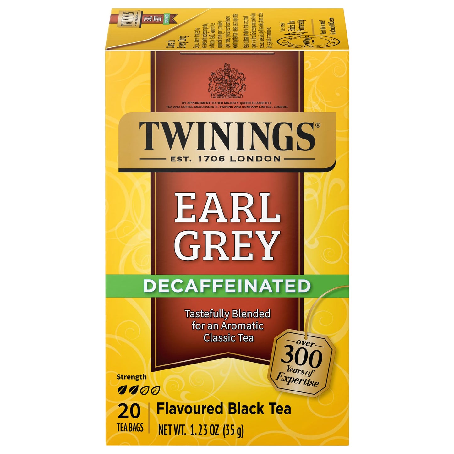 Twinings English Breakfast Black Tea, 100 Individually Wrapped Tea Bags, Smooth, Flavourful, Robust, Caffeinated, Enjoy Hot or Iced