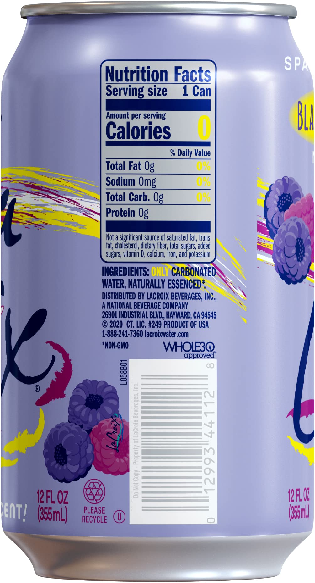 La Croix Sparkling Water, Grapefruit, 12 Fl Oz (Pack of 12)