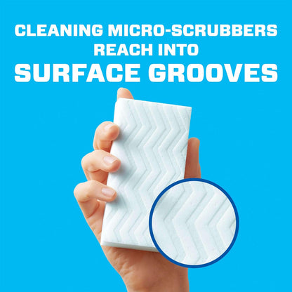 Mr. Clean Magic Eraser, Shoe, Bathroom, Oven, and Shower Cleaner, Cleaning Pads with Durafoam, 6 Count