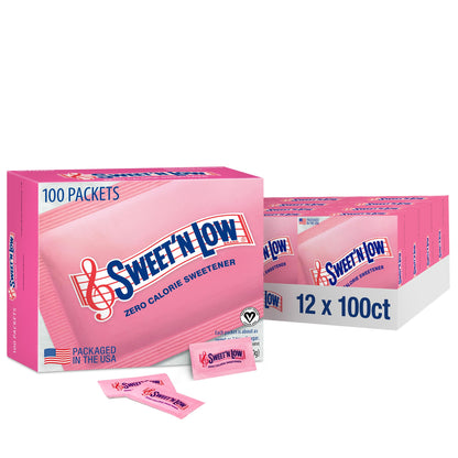 Sweetener Packets, Sweet'N Low, Box Of 400 Packets