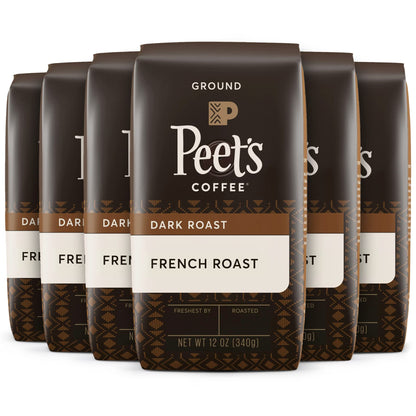 Peet's Coffee Major Dickason's Blend, Dark Roast Ground Coffee, 20 oz