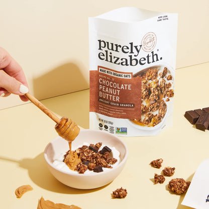 Purely Elizabeth Organic Original, Ancient Grain Granola, Gluten-Free, Non-GMO (3 Ct, 12oz Bags)