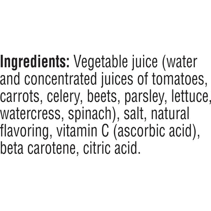 V8 Original 100% Vegetable Juice, 5.5 fl oz Can (6 Pack)