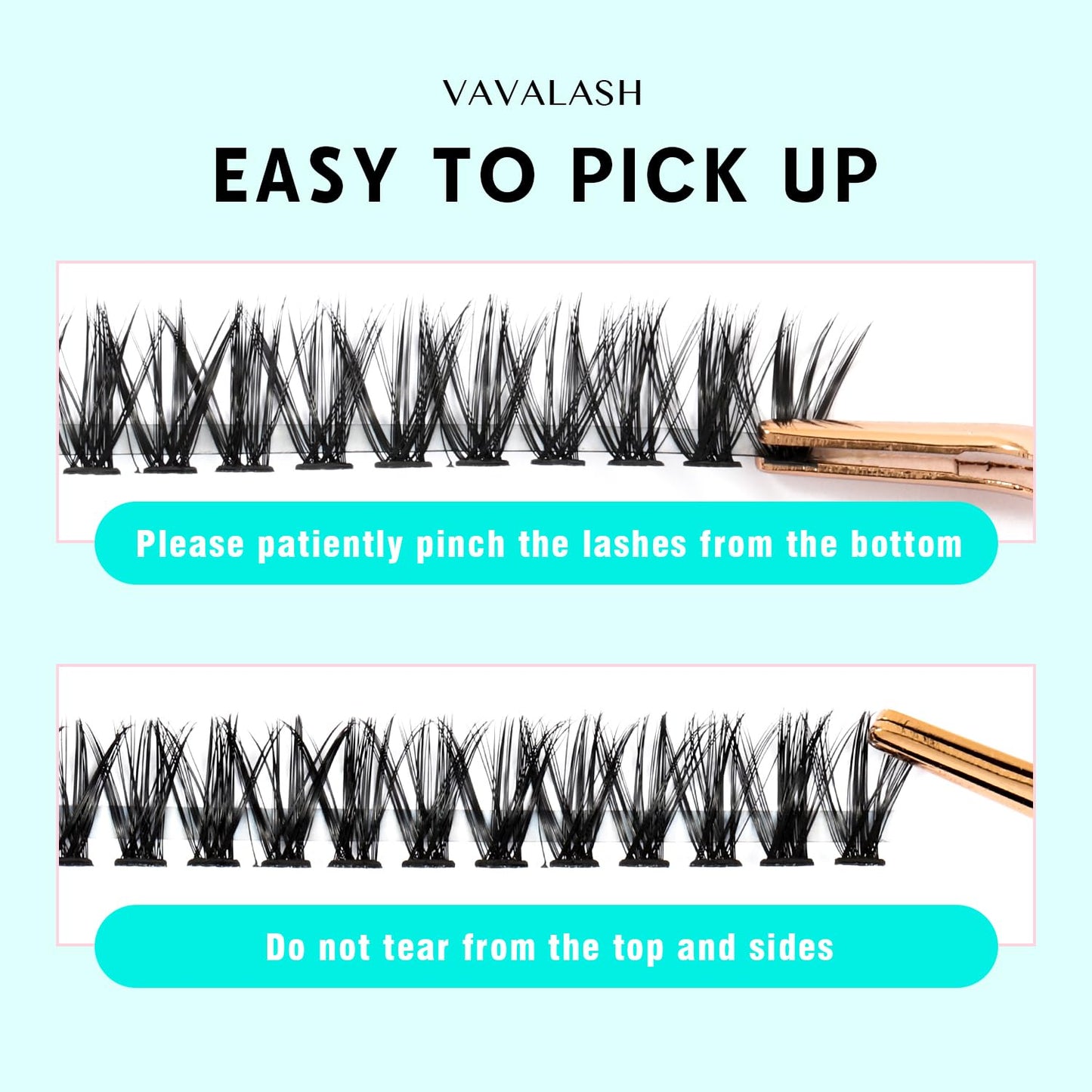 VAVALASH DIY Lash Extension Kit 280 Clusters Individual Lashes Kit 30D 40D 0.07D-10-16mm Lash Clusters, Lash Bond and Seal, Lash Tweezer for DIY Eyelash Extension at Home（Kit-30D+40D-0.07D-10-16MIX）