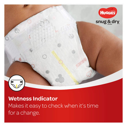 Huggies Size 2 Diapers, Snug & Dry Baby Diapers, Size 2 (12-18 lbs), 100 Count, Packaging May Vary