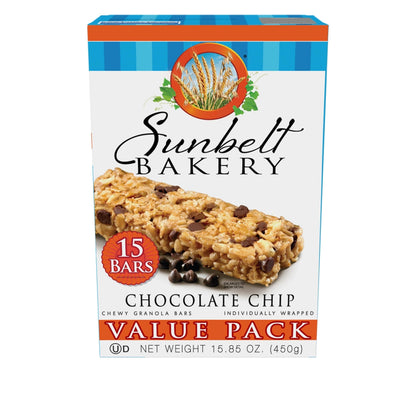 Sunbelt Bakery Oats & Honey Chewy Granola Bars, 15-1.0 OZ Bars (1 Box)