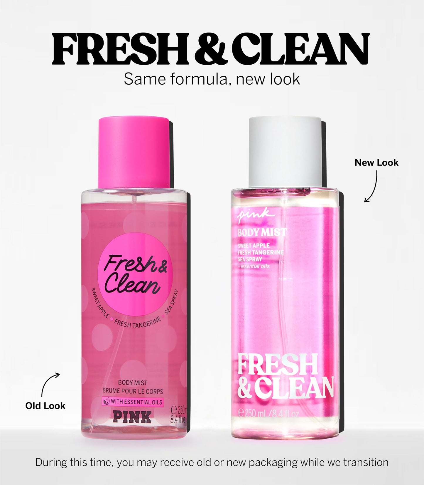 Victoria's Secret Amber Romance Refreshing Body Mist, 250 mL/8.4 fl. oz.