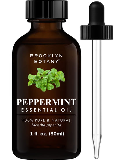 Brooklyn Botany Basil Essential Oil - 100% Pure and Natural - Premium Grade Essential Oil - for Aromatherapy and Diffuser - 0.33 Fl Oz