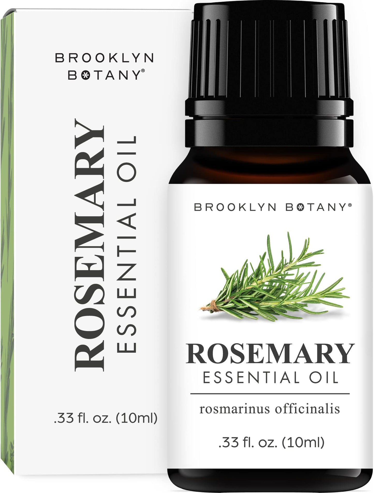 Brooklyn Botany Basil Essential Oil - 100% Pure and Natural - Premium Grade Essential Oil - for Aromatherapy and Diffuser - 0.33 Fl Oz