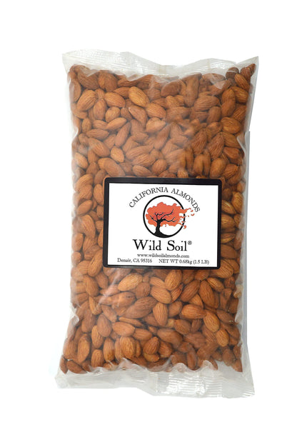 Wild Soil Beyond Almonds, Unflavored– 20% Higher Protein Than Other Almonds, Distinct and Superior to Organic, Raw