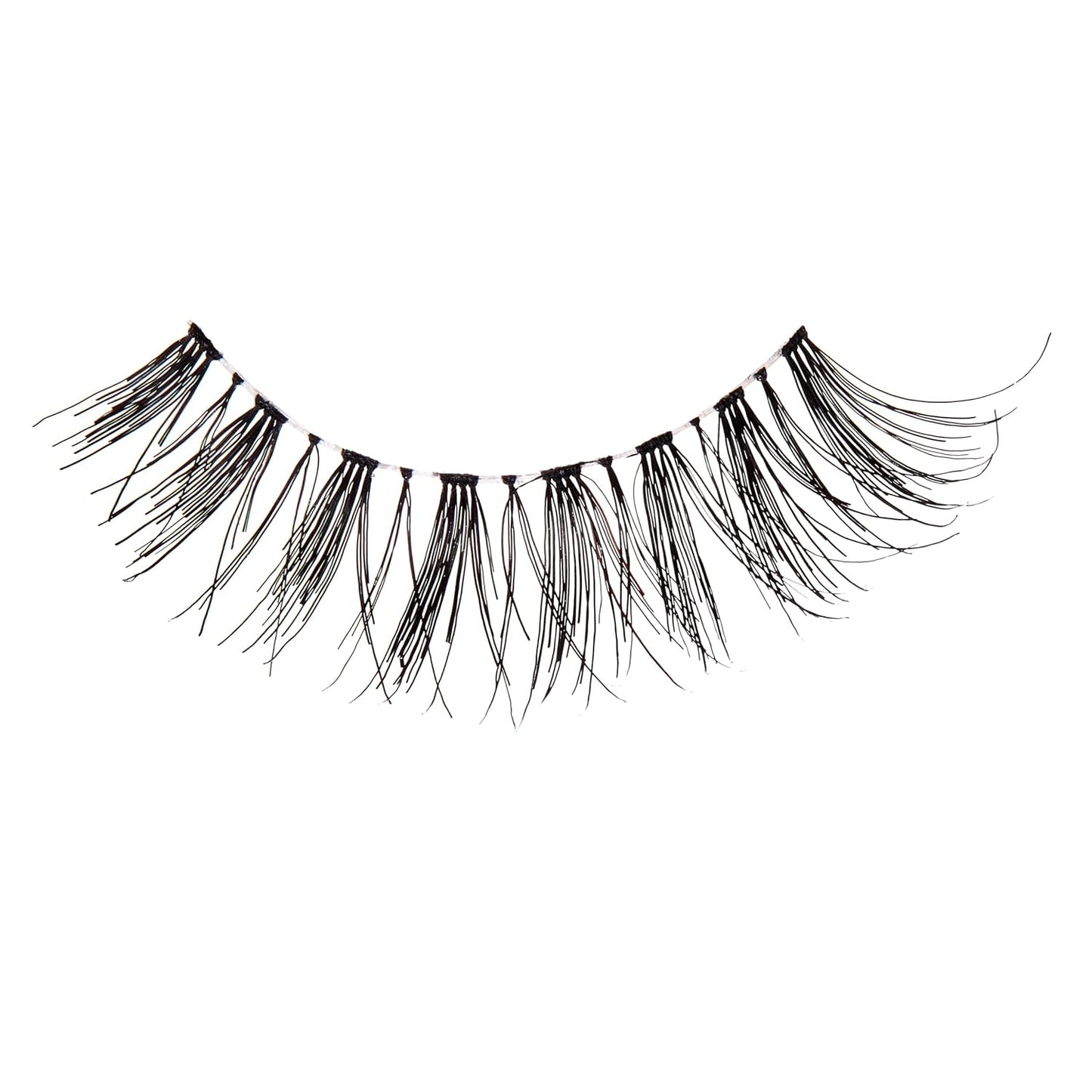 KISS So Wispy, False Eyelashes, Style #11', 12 mm, Includes 5 Pairs Of Lashes, Contact Lens Friendly, Easy to Apply, Reusable Strip Lashes, Glue On, Mulitpack