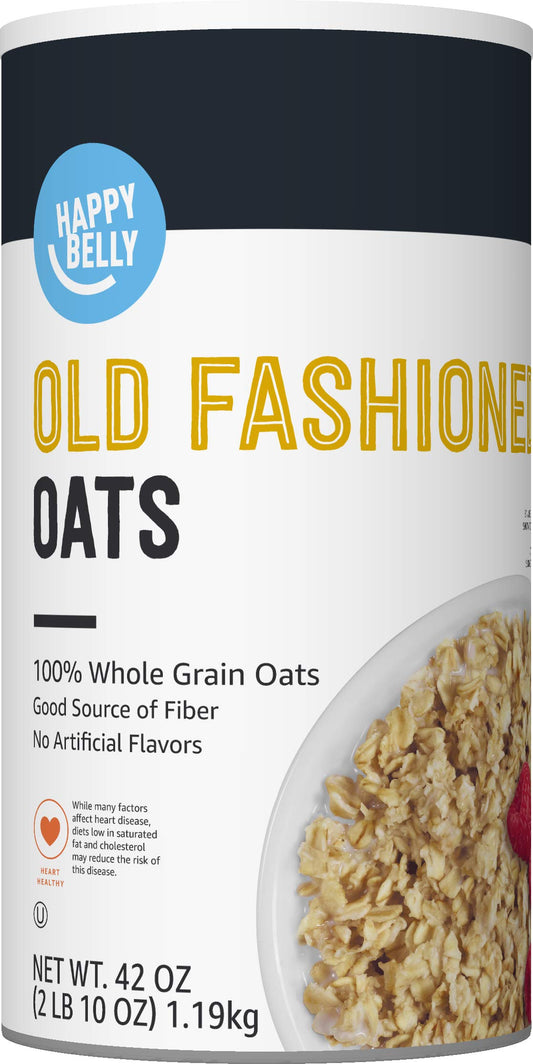 Amazon Brand - Happy Belly Old Fashioned Oats, 2.6 lb (Pack of 1)