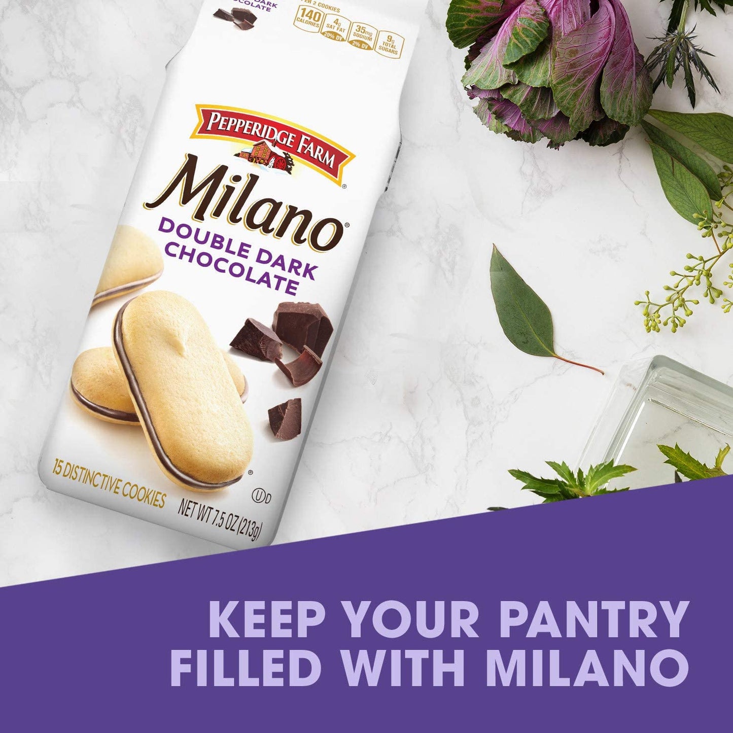 Pepperidge Farm Milano Milk Chocolate Cookies, 6 OZ Bag (15 Cookies)