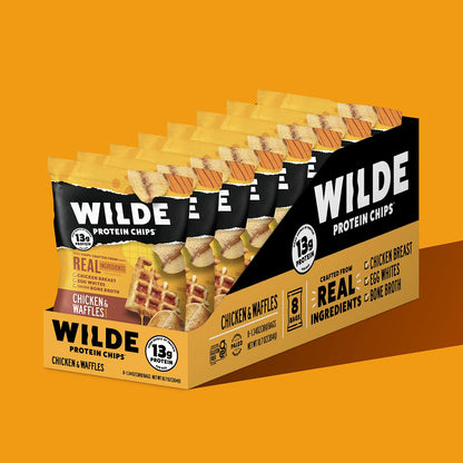 WILDE Spicy Protein Chips Variety Pack, Buffalo, Spicy Queso, Nashville Hot, Thin and Crispy, Protein Snack, Keto Chips, Made with Real Ingredients, 1.34oz Bags (Pack of 12)…