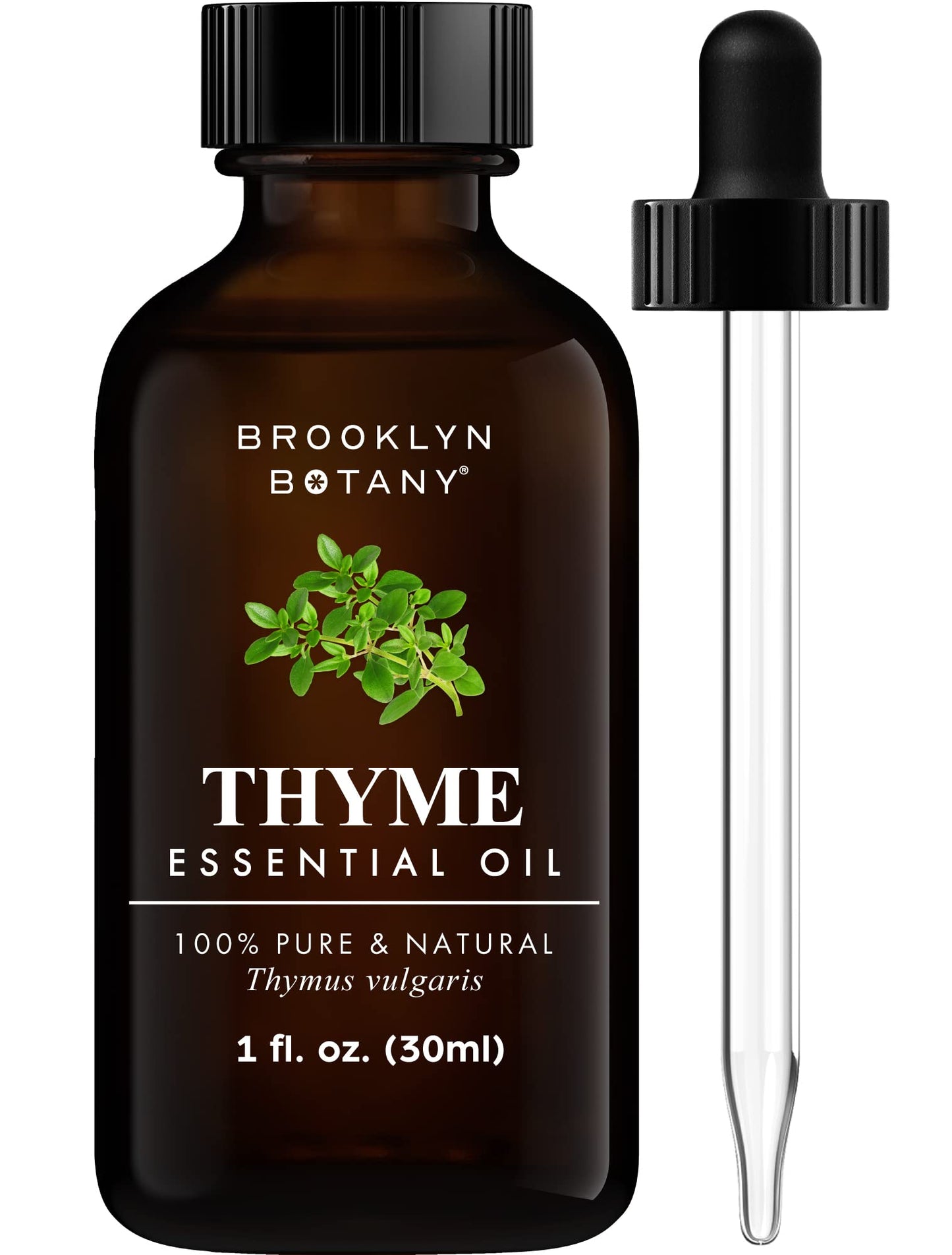 Brooklyn Botany Basil Essential Oil - 100% Pure and Natural - Premium Grade Essential Oil - for Aromatherapy and Diffuser - 0.33 Fl Oz