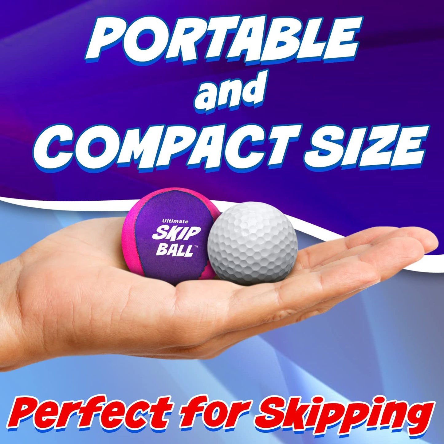 Activ Life The Ultimate Skip Ball – Water Bouncing Ball (2 Pack) Create Lasting Memories with Your Friends & Family at The Beach, Lake or Pool - Great for All Ages