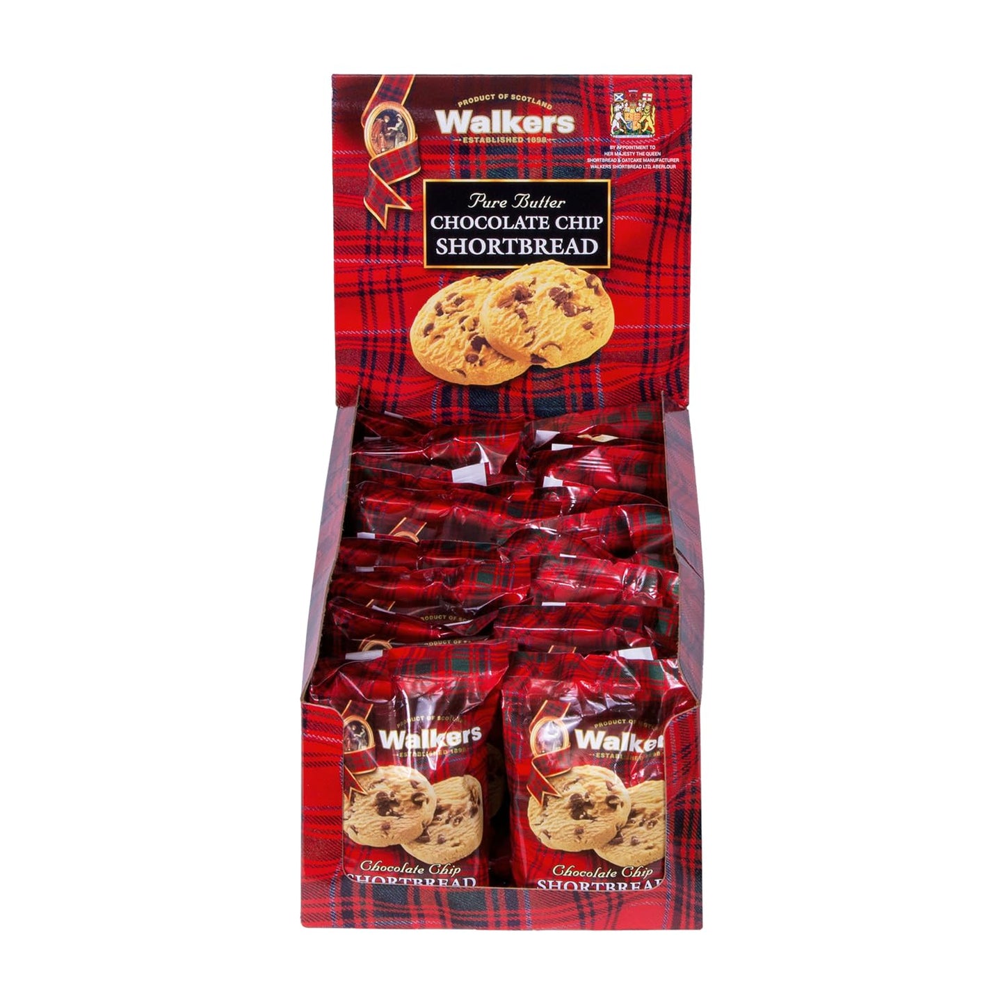 Walker’s All-Butter Shortbread Fingers - 2-Count Snack Packs (Pack of 24) - Authentic Shortbread Cookies from Scotland