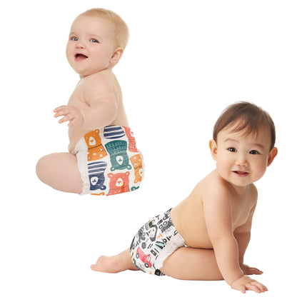 The Honest Company Clean Conscious Diapers | Plant-Based, Sustainable | Above It All + Pandas | Club Box, Size Newborn, 72 Count