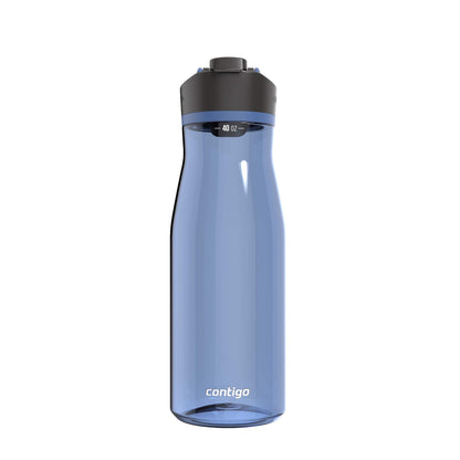 Contigo AUTOSEAL Cortland 24oz Water Bottle, BPA-Free Plastic, Spill, Leak-Proof Lid, and Carry Handle, Dishwasher Safe, Spirulina, 24 Ounce (Pack of 1)