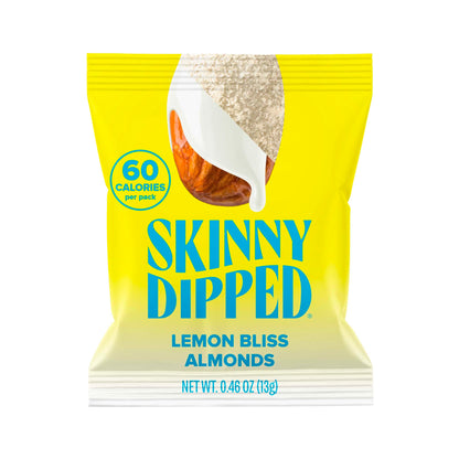 SkinnyDipped Snack Attack Minis Almond Variety Pack, Healthy Snack, Plant Protein, Gluten Free, 0.46 oz Mini Bags, Pack of 25