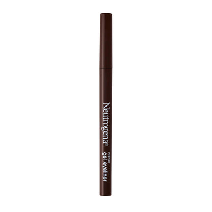 Neutrogena Intense Gel Eyeliner with Antioxidant Vitamin E, Smudge- & Water-Resistant Eyeliner Makeup for Precision Application, Jet Black, 0.004 oz