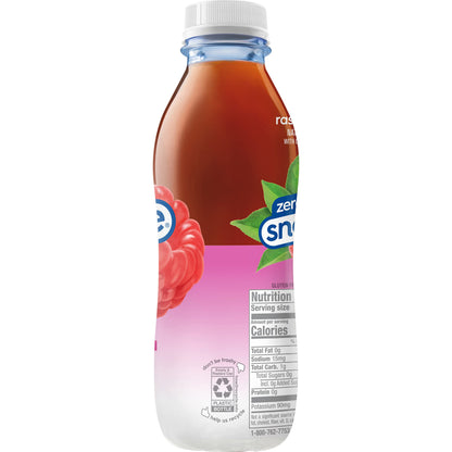 Snapple Zero Sugar Peach Tea, 16 fl oz recycled plastic bottle (Pack of 12)