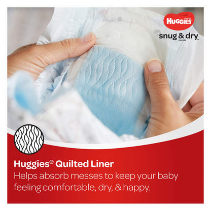 Huggies Size 2 Diapers, Snug & Dry Baby Diapers, Size 2 (12-18 lbs), 100 Count, Packaging May Vary